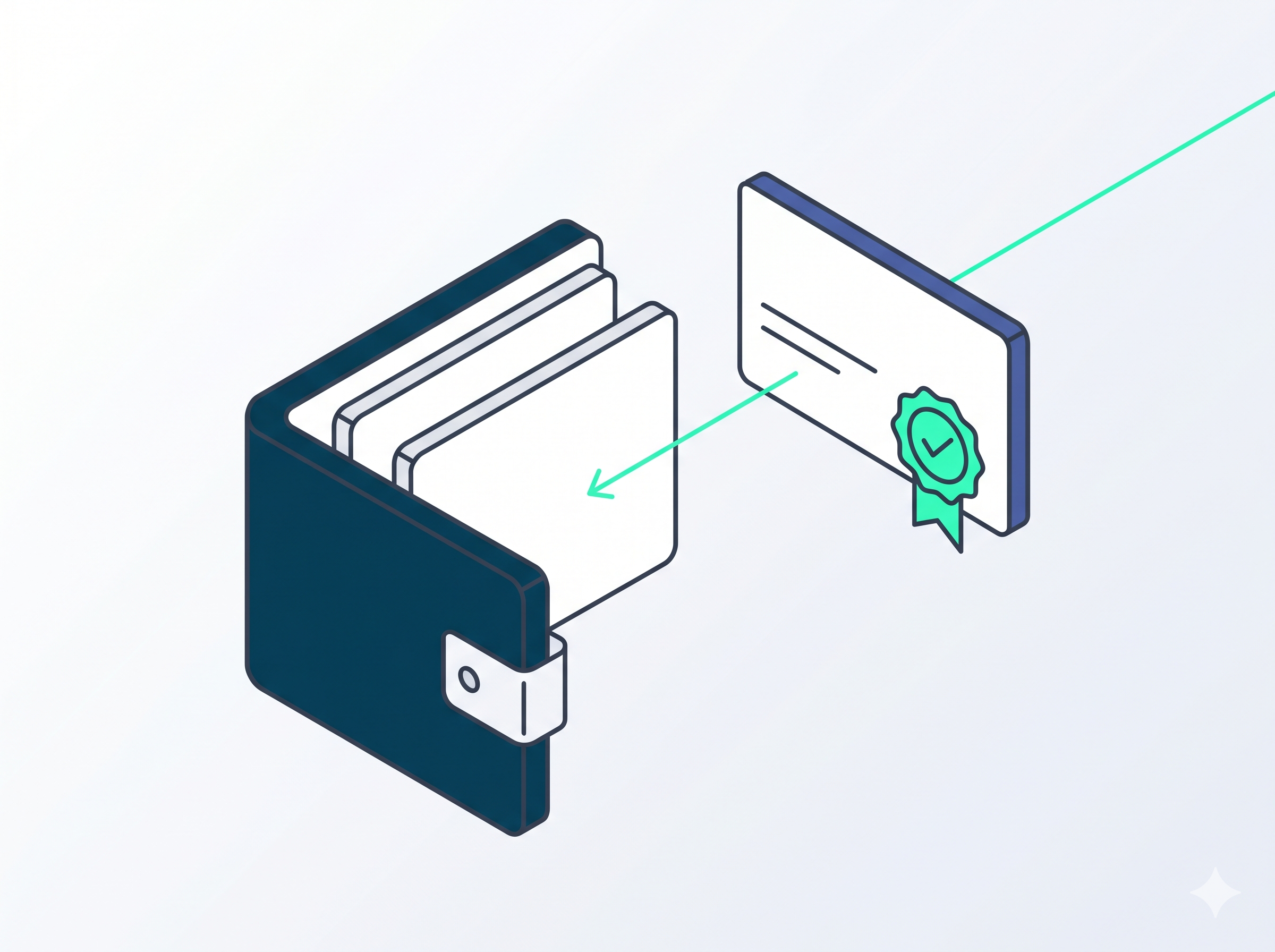  Business Wallet Dashboard, Mockup auf MacBook
